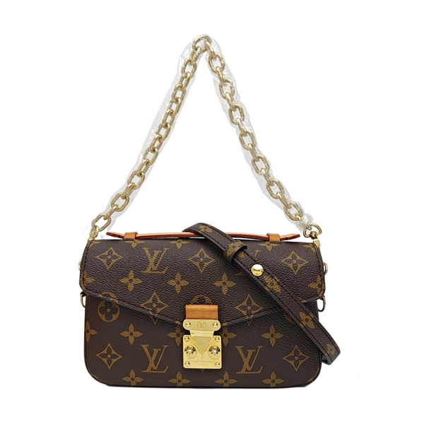 MÉTIS EAST WEST Monogram Coated Canvas Brown
