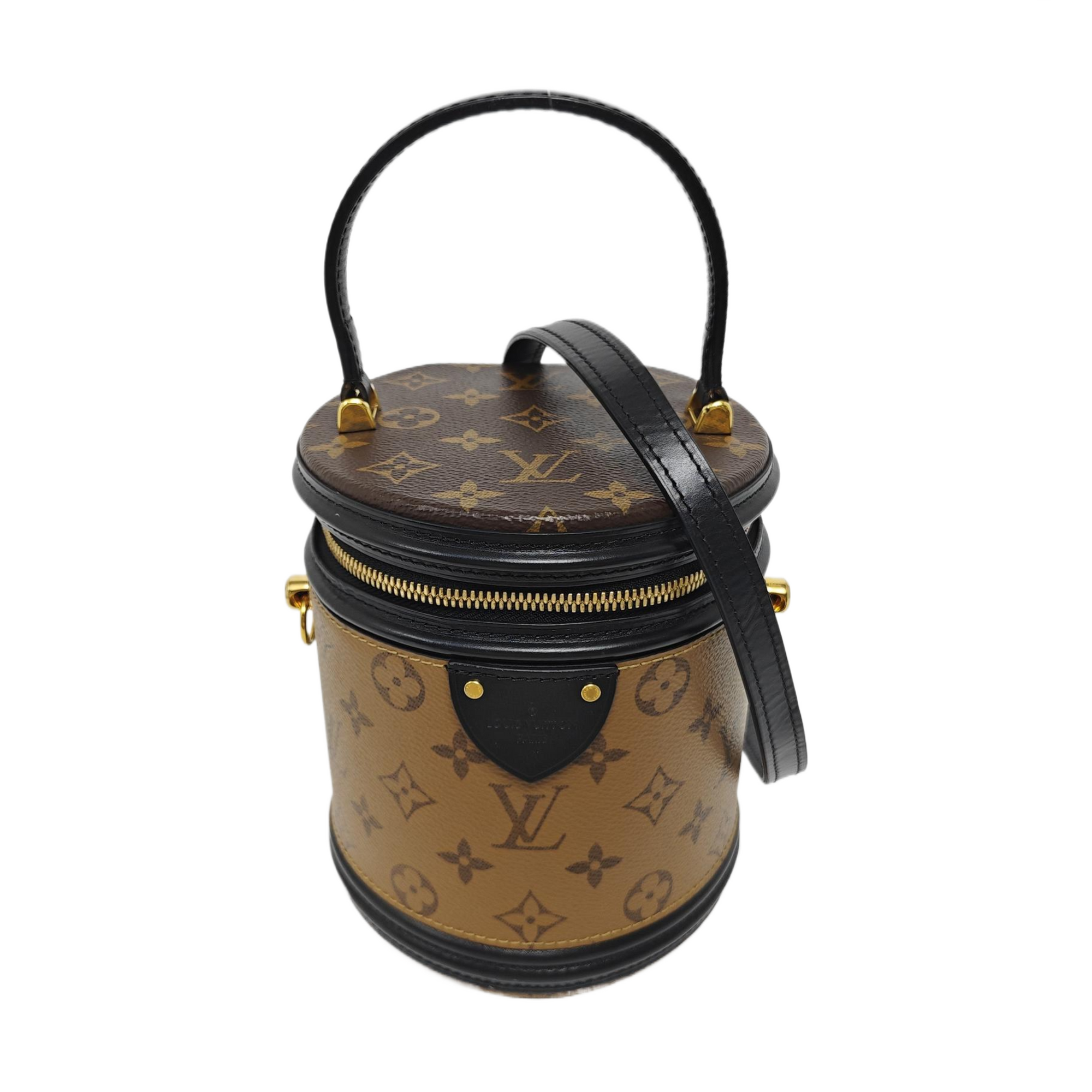 CANNES PM Monogram Coated Canvas Brown
