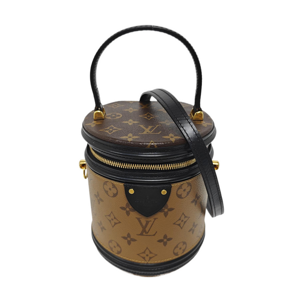 CANNES PM Monogram Coated Canvas Brown