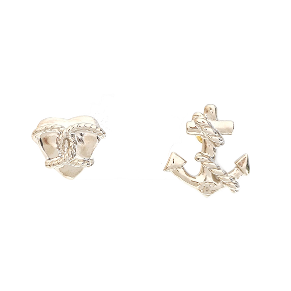 Metal Silver Stud Earrings