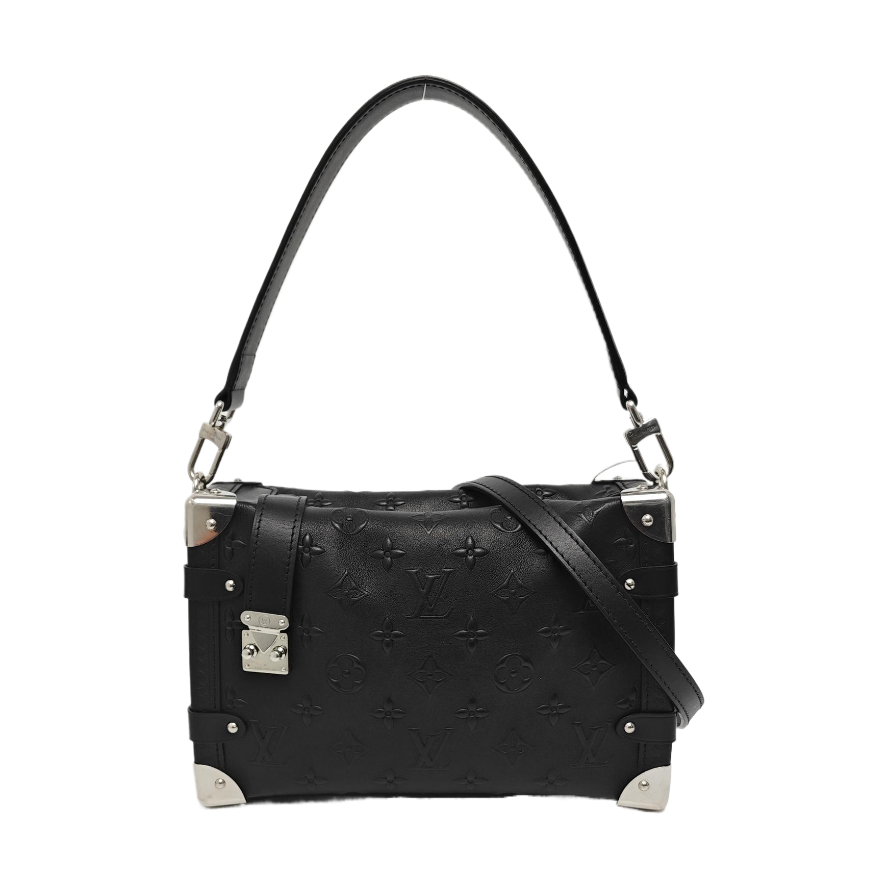 SIDE TRUNK MM Monogram Calfskin Black