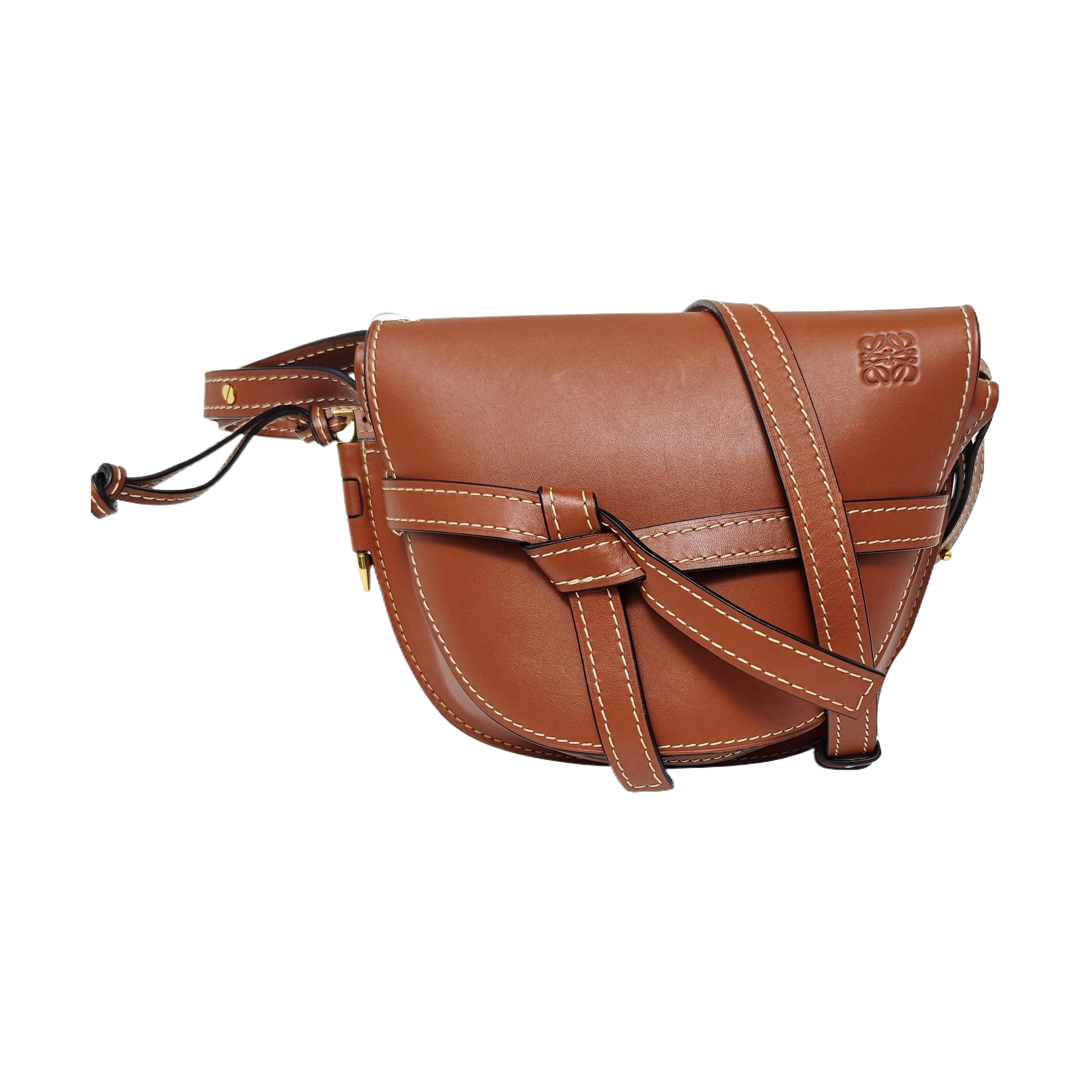 Gate Small Calfskin Brown