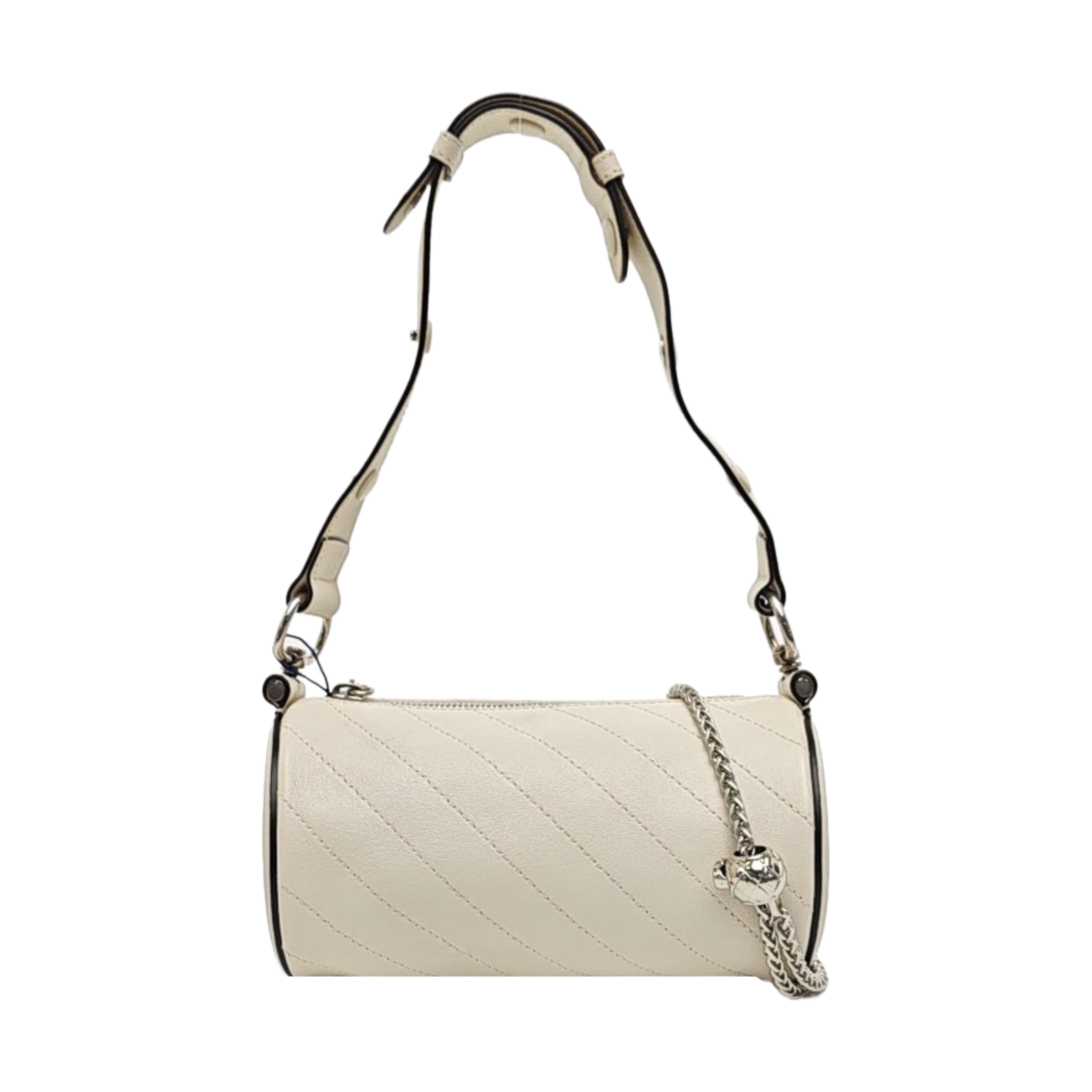 Blondie Mini Quilted Calfskin White