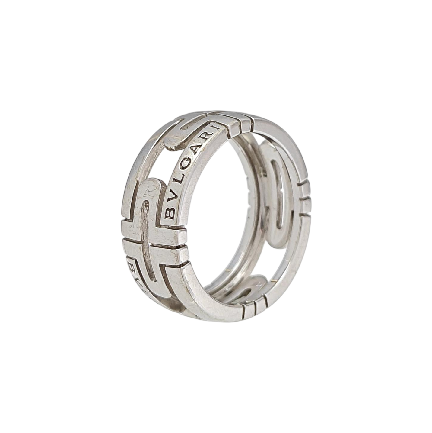B.ZERO1 Platinum 950 Silver Ring EU 52