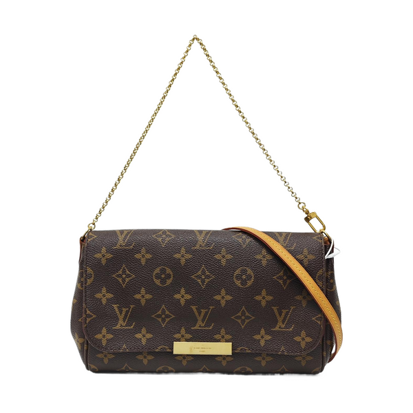 FAVORITE MM Monogram Coated Canvas Brown