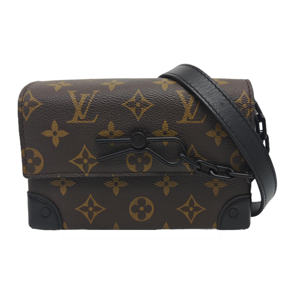 SOFT TRUNK Mini Monogram Coated Canvas Brown