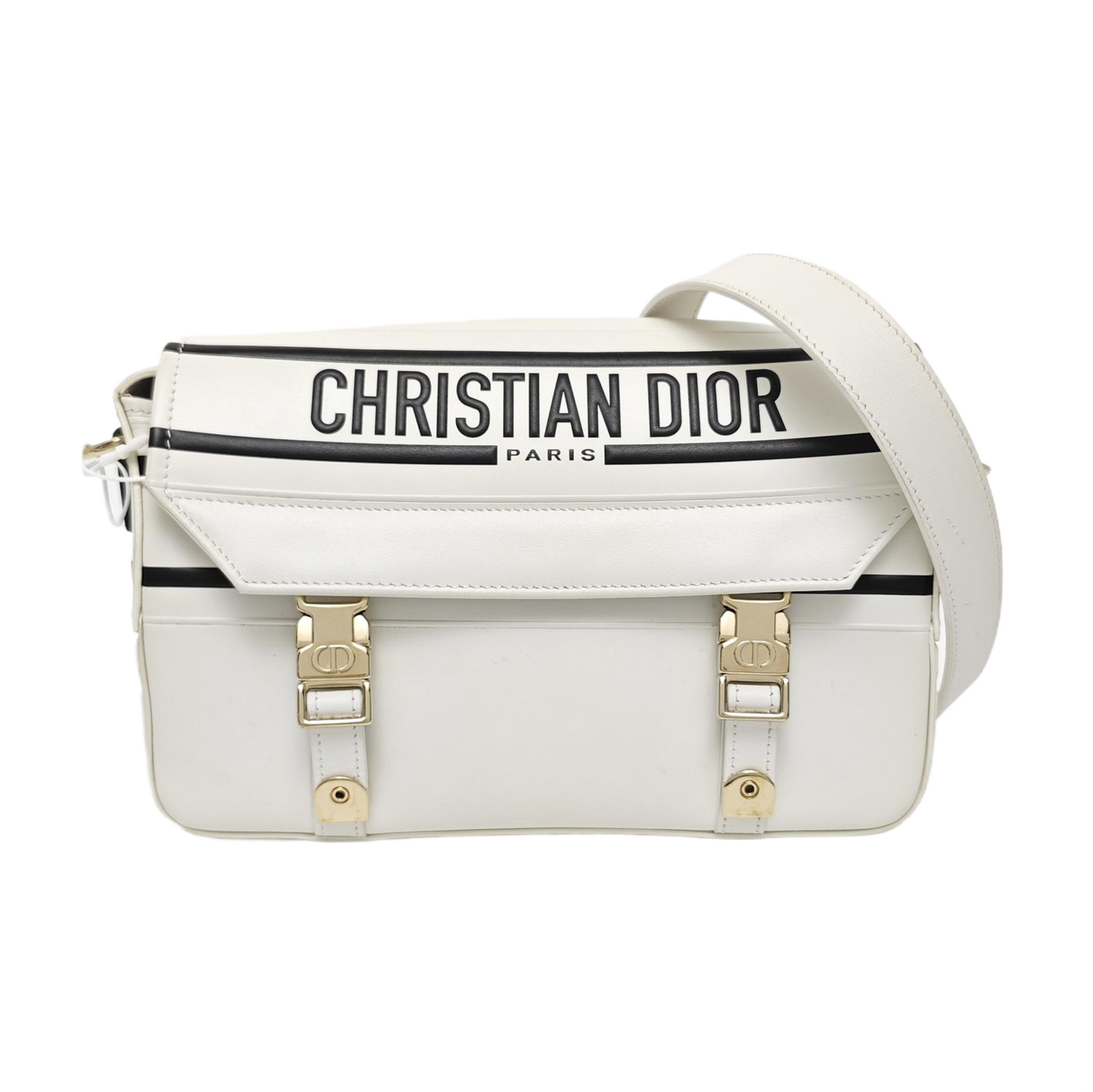 Diorcamp Small Calfskin White