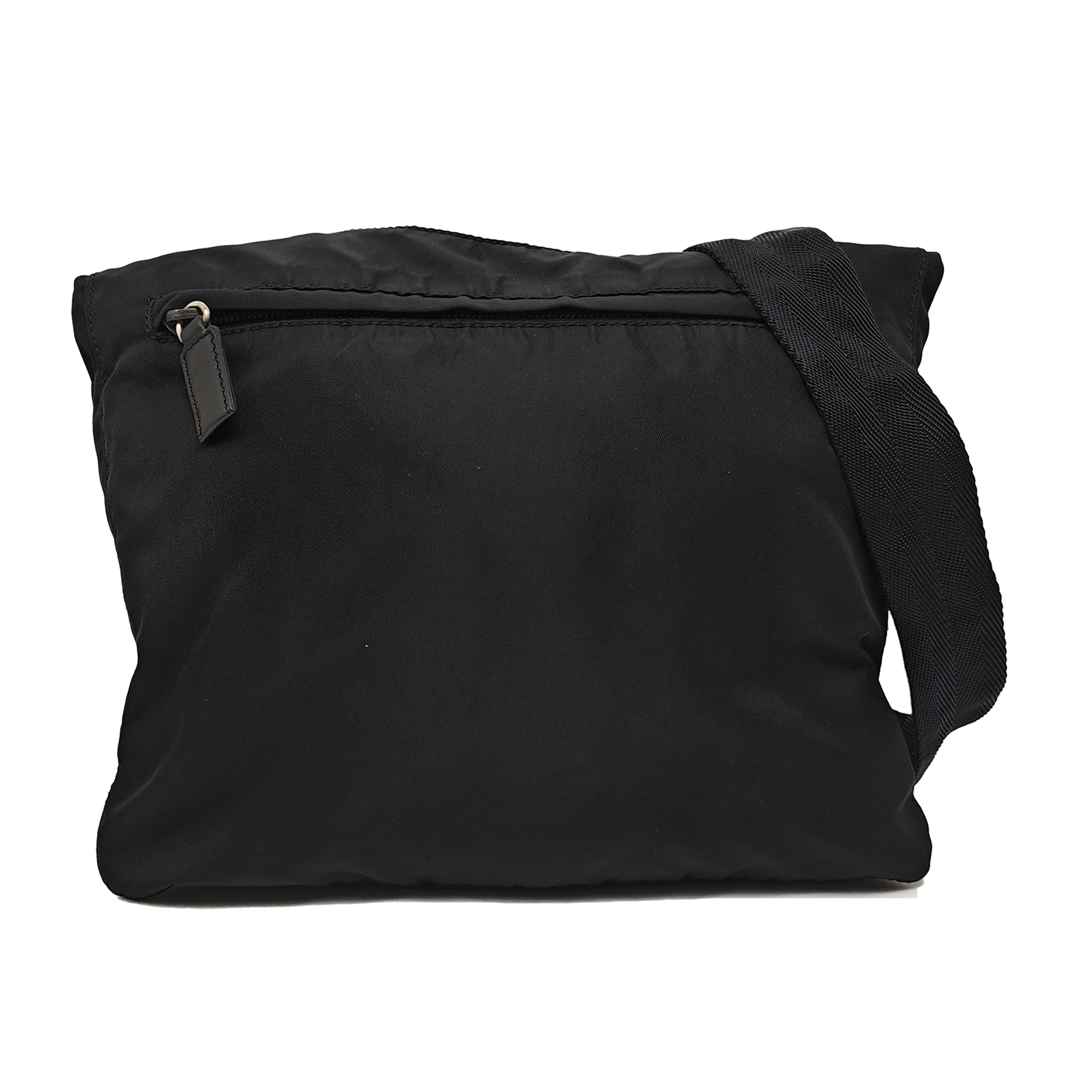 Nylon Shoulder Bag Black