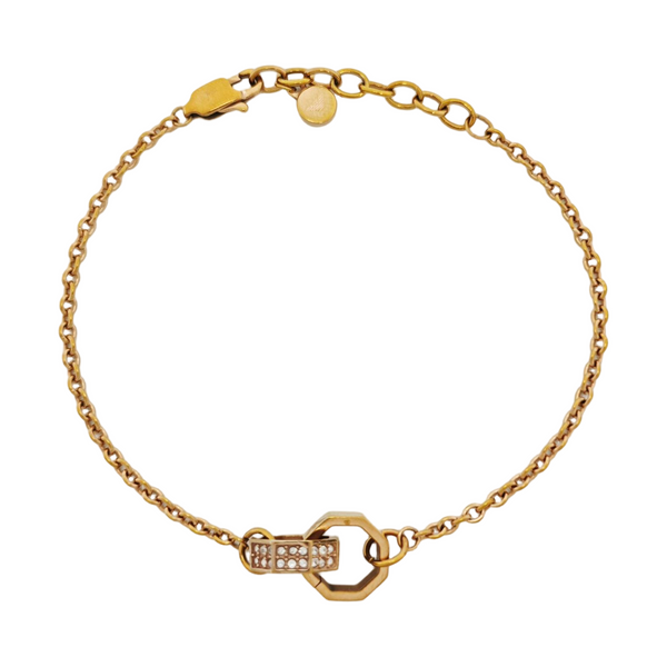 Steel Rose Gold Bracelet