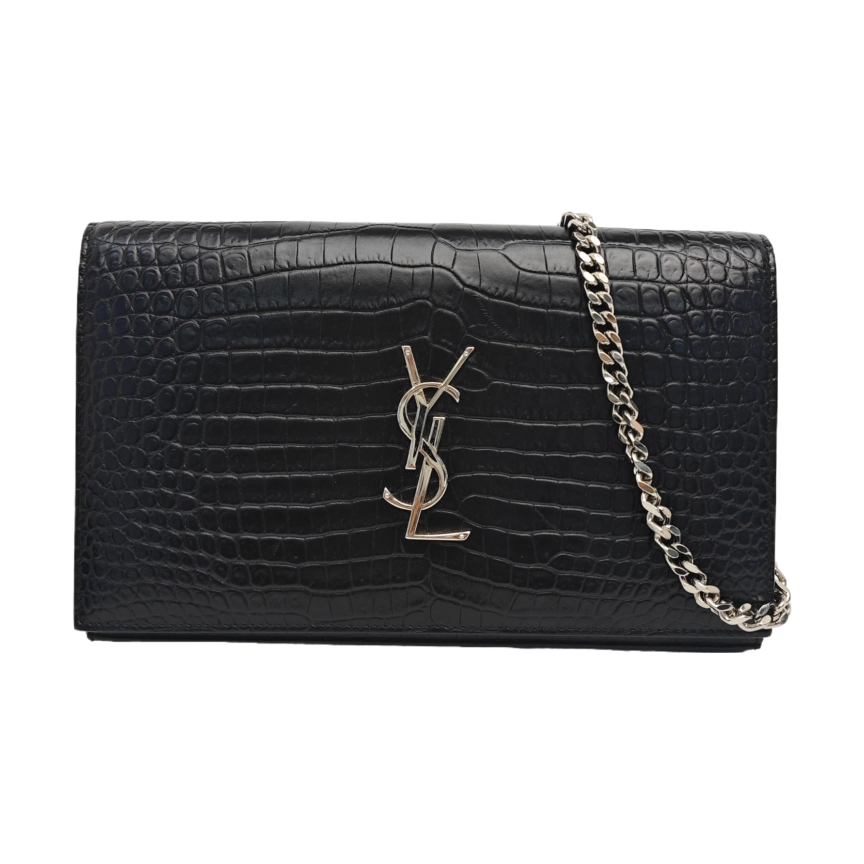 Calfskin Shoulder Bag Black