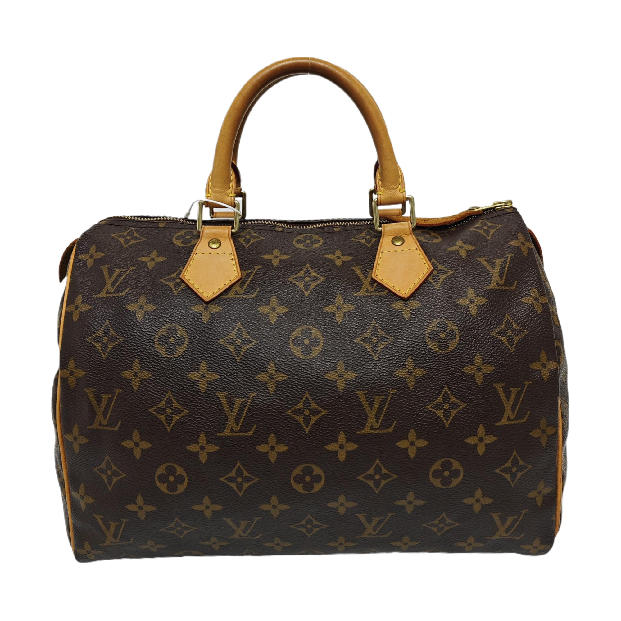 SPEEDY 30 Monogram Coated Canvas Brown