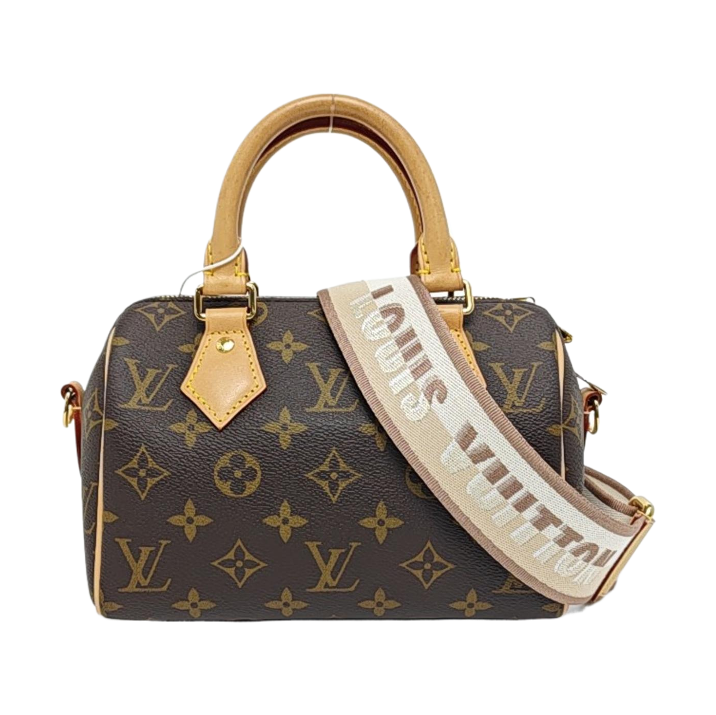 SPEEDY 20 Monogram Coated Canvas Brown