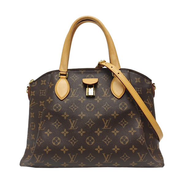 RIVOLI MM Monogram Coated Canvas Brown