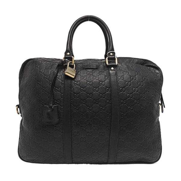 Duffle Monogram Calfskin Black