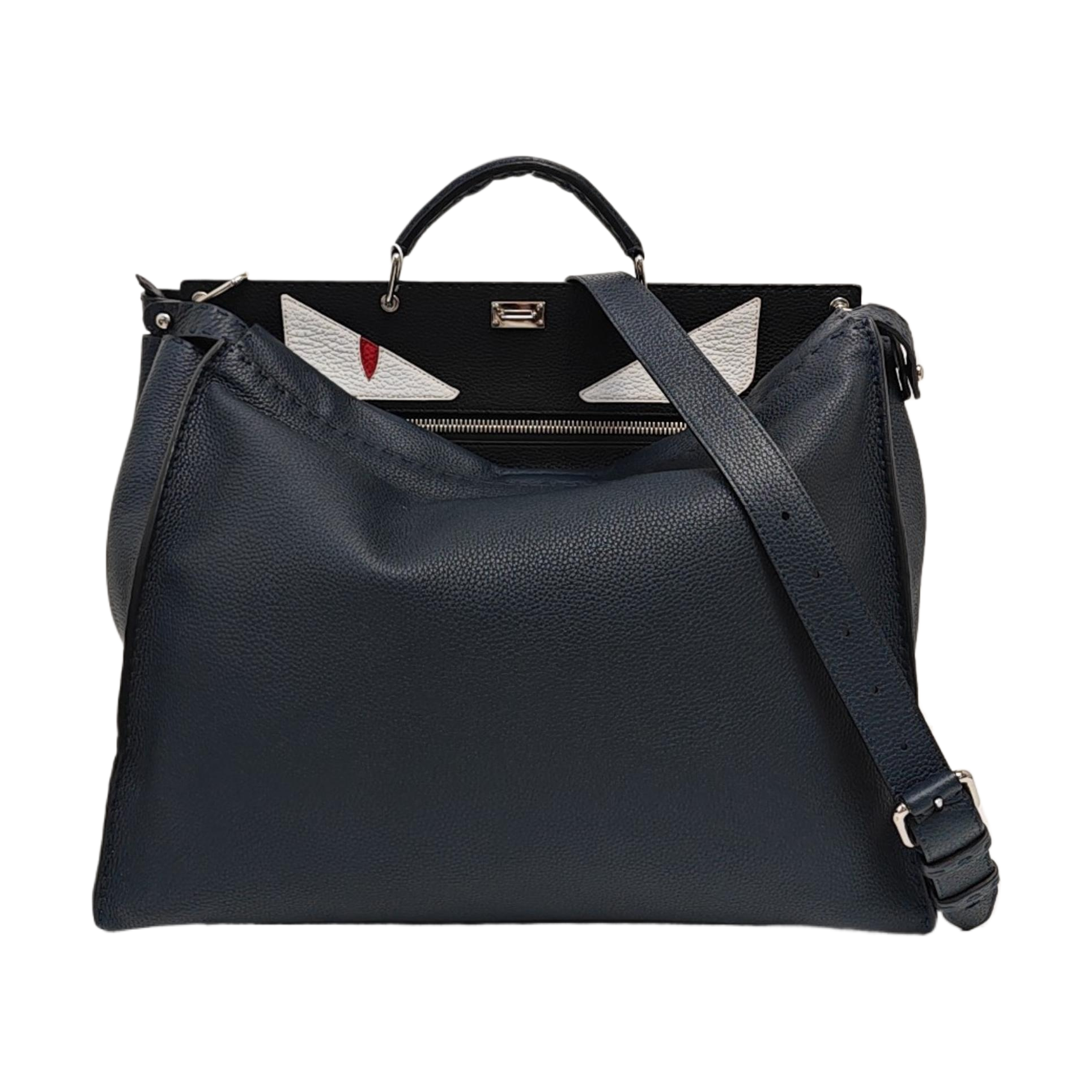 Peekaboo Large Calfskin Blue