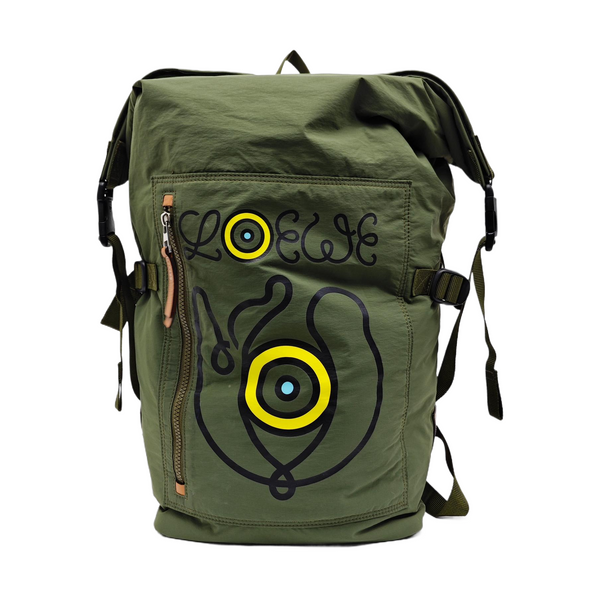 Nylon Backpack Large Green