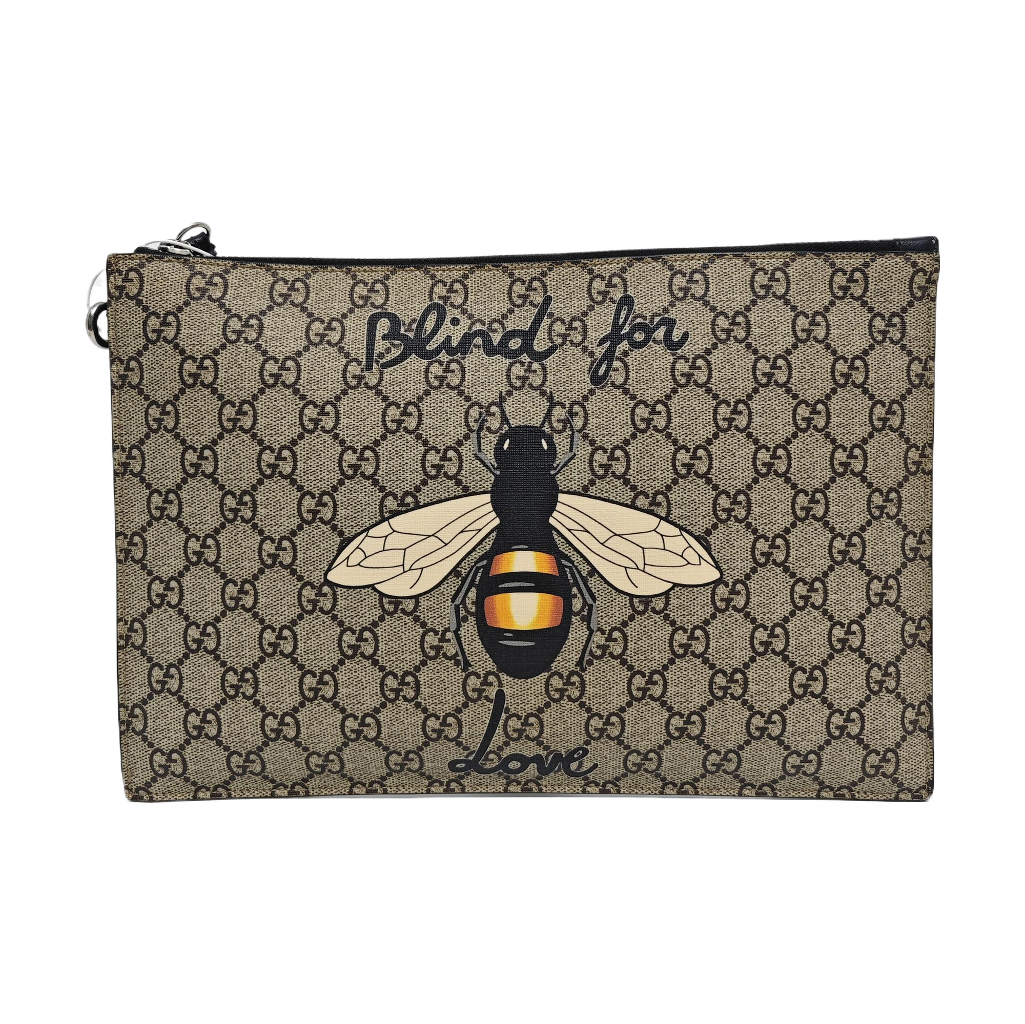 GG Supreme Monogram Coated Canvas Beige