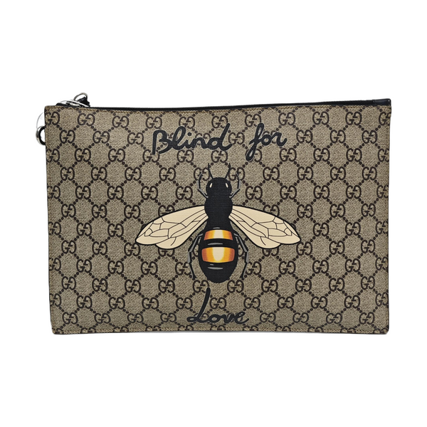 GG Supreme Monogram Coated Canvas Beige