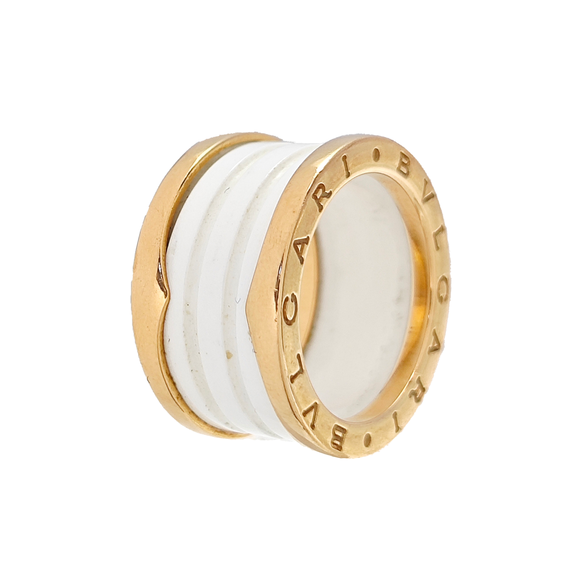 B.ZERO1 18k Rose Gold Ring EU 52