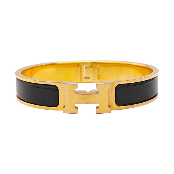 Clic H Metal Gold Bangle