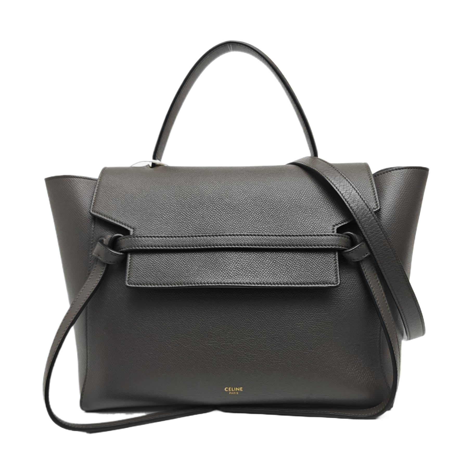 BELT Mini Calfskin Gray