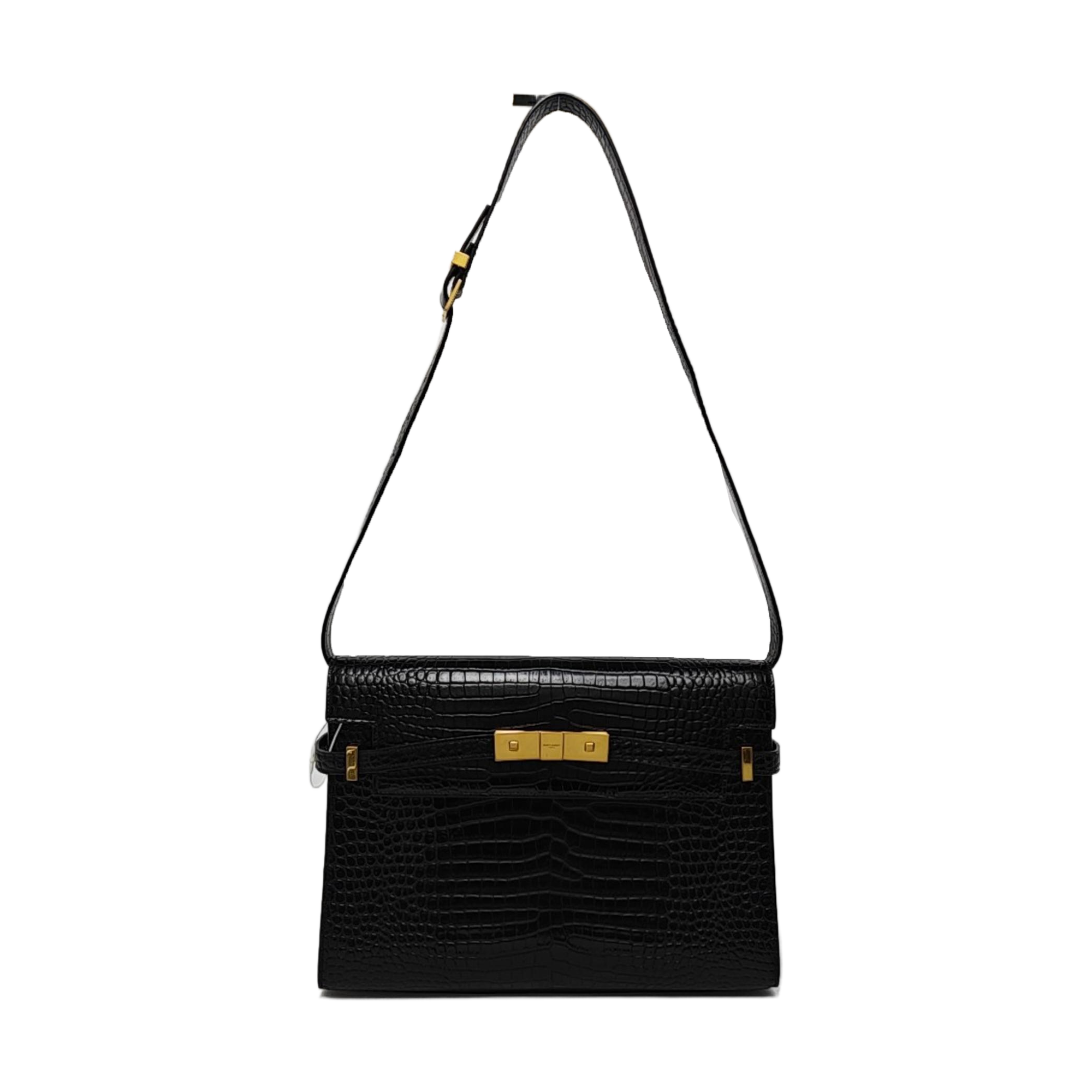 MANHATTAN Medium Calfskin Black