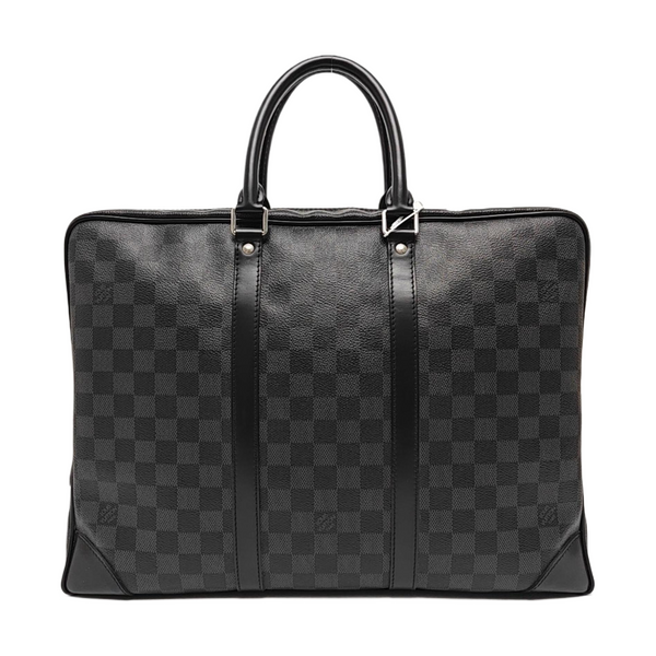 PORTE-DOCUMENTS Damier Graphite Coated Canvas Black