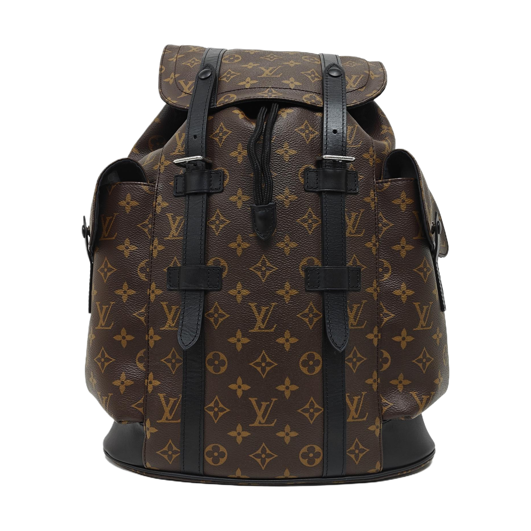 CHRISTOPHER PM Monogram Coated Canvas Brown