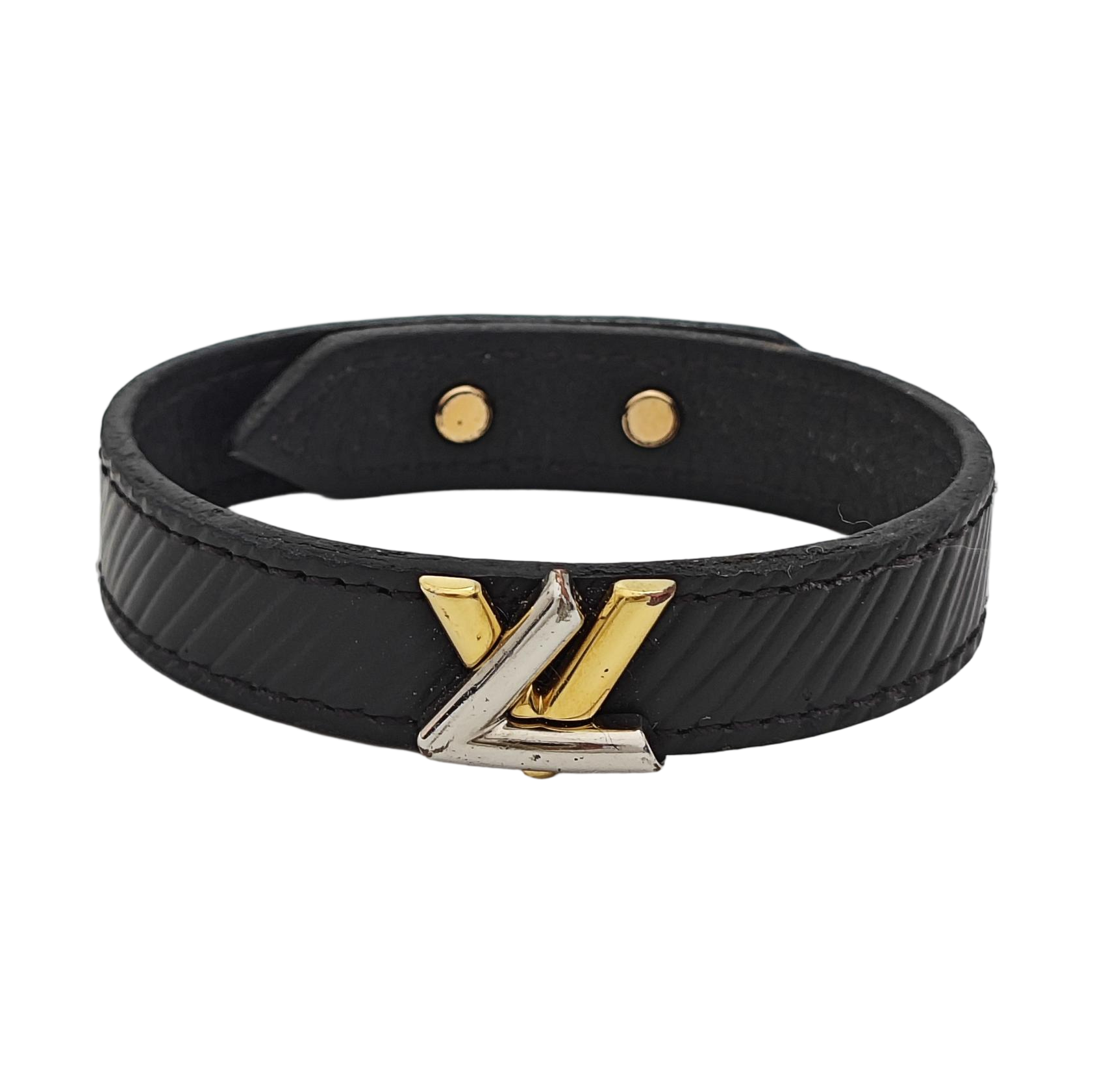 Leather Black Bangle