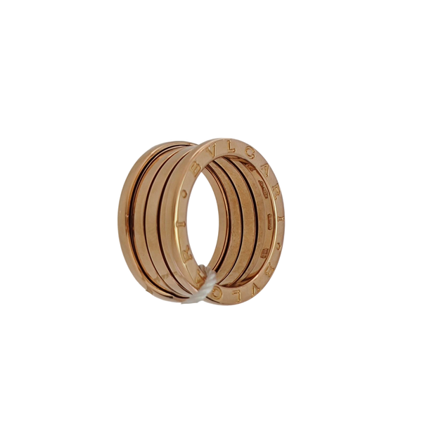 B.ZERO1 18k Rose Gold Ring EU 54