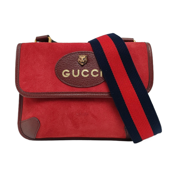 Neo Vintage Small Suede Red