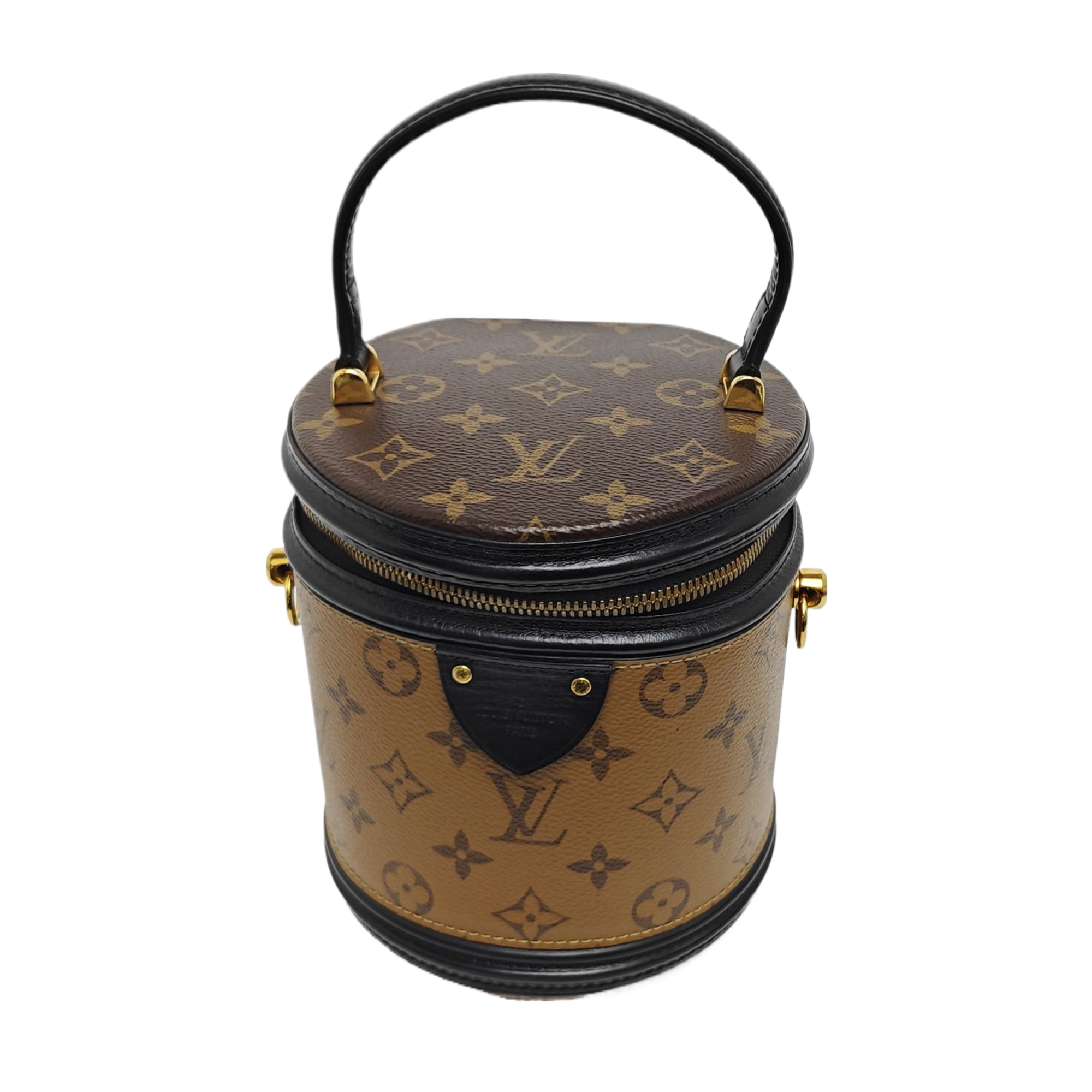 CANNES PM Monogram Coated Canvas Brown