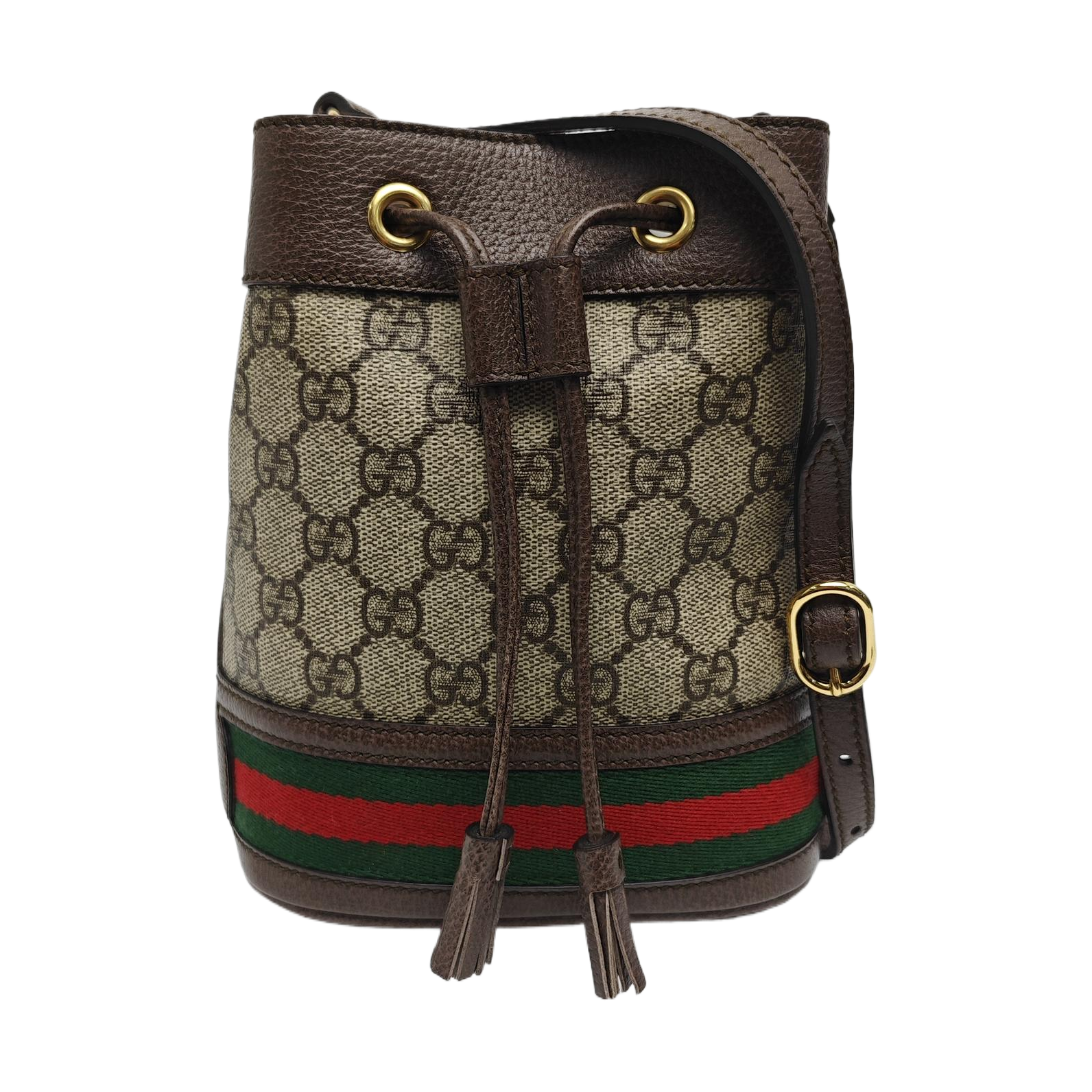 Ophidia Mini Monogram Coated Canvas Beige