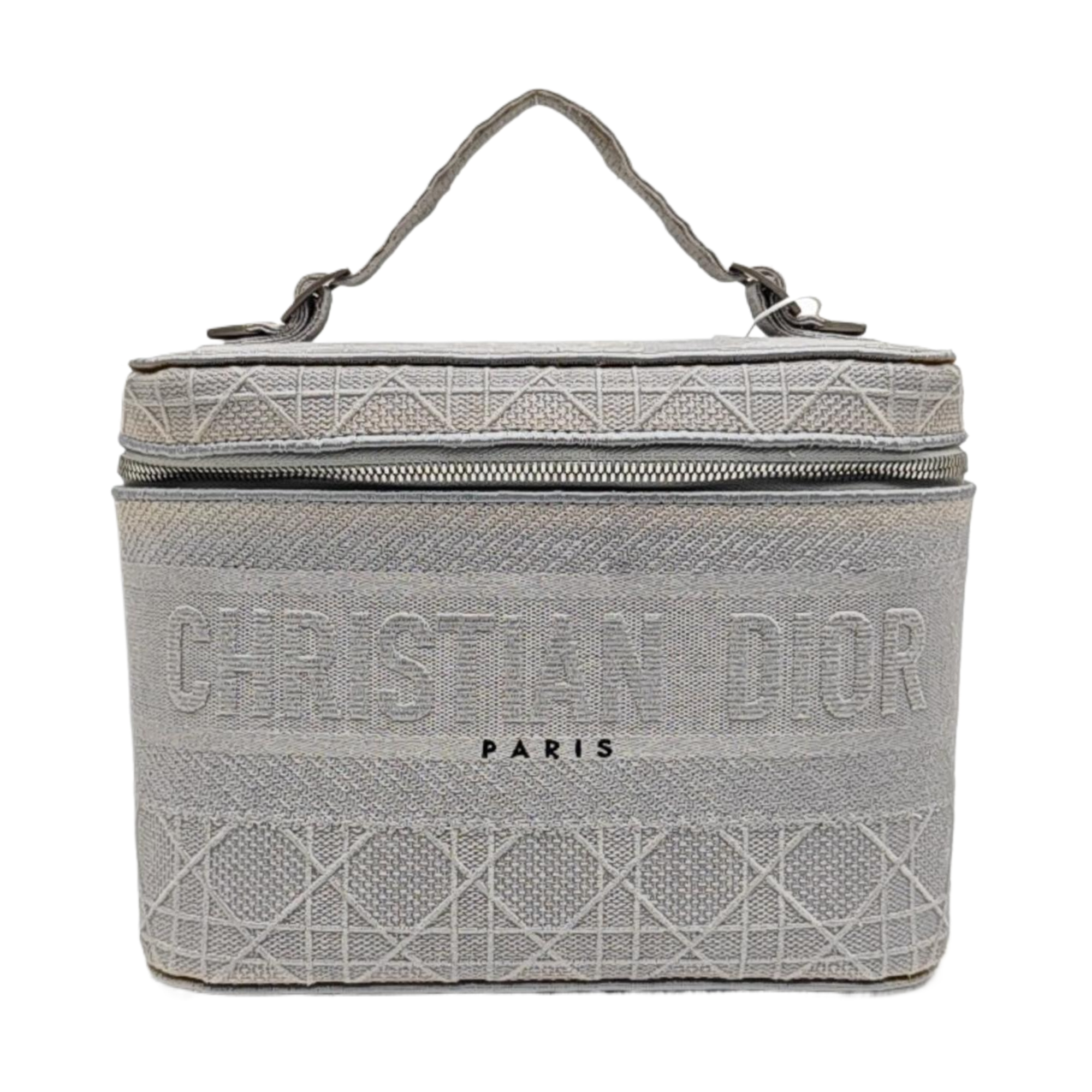 Travel Vanity Cannage Canvas Gray
