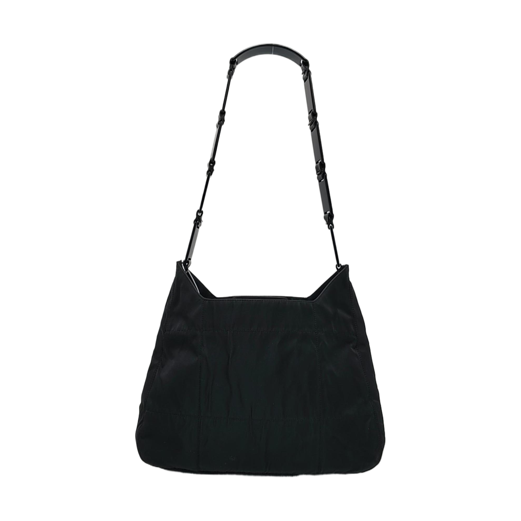 Nylon Shoulder Bag Black