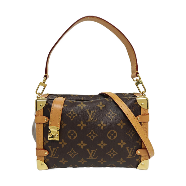 SIDE TRUNK MM Monogram Coated Canvas Brown