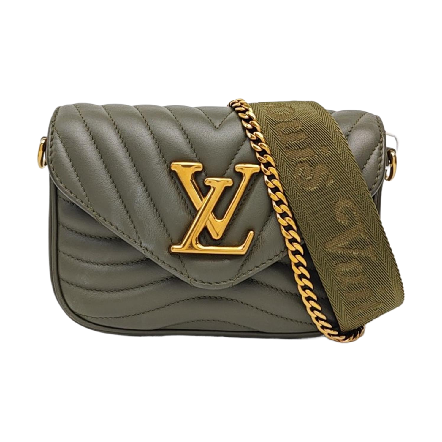 NEW WAVE Quilted Calfskin Green