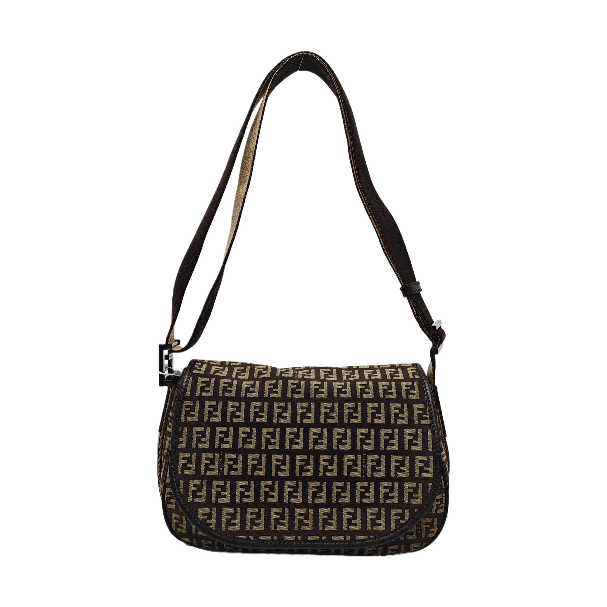 Canvas Shoulder Bag Brown