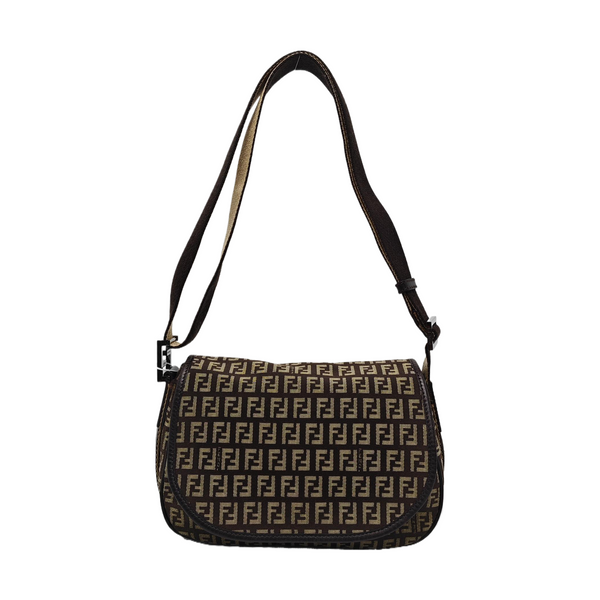Canvas Shoulder Bag Brown