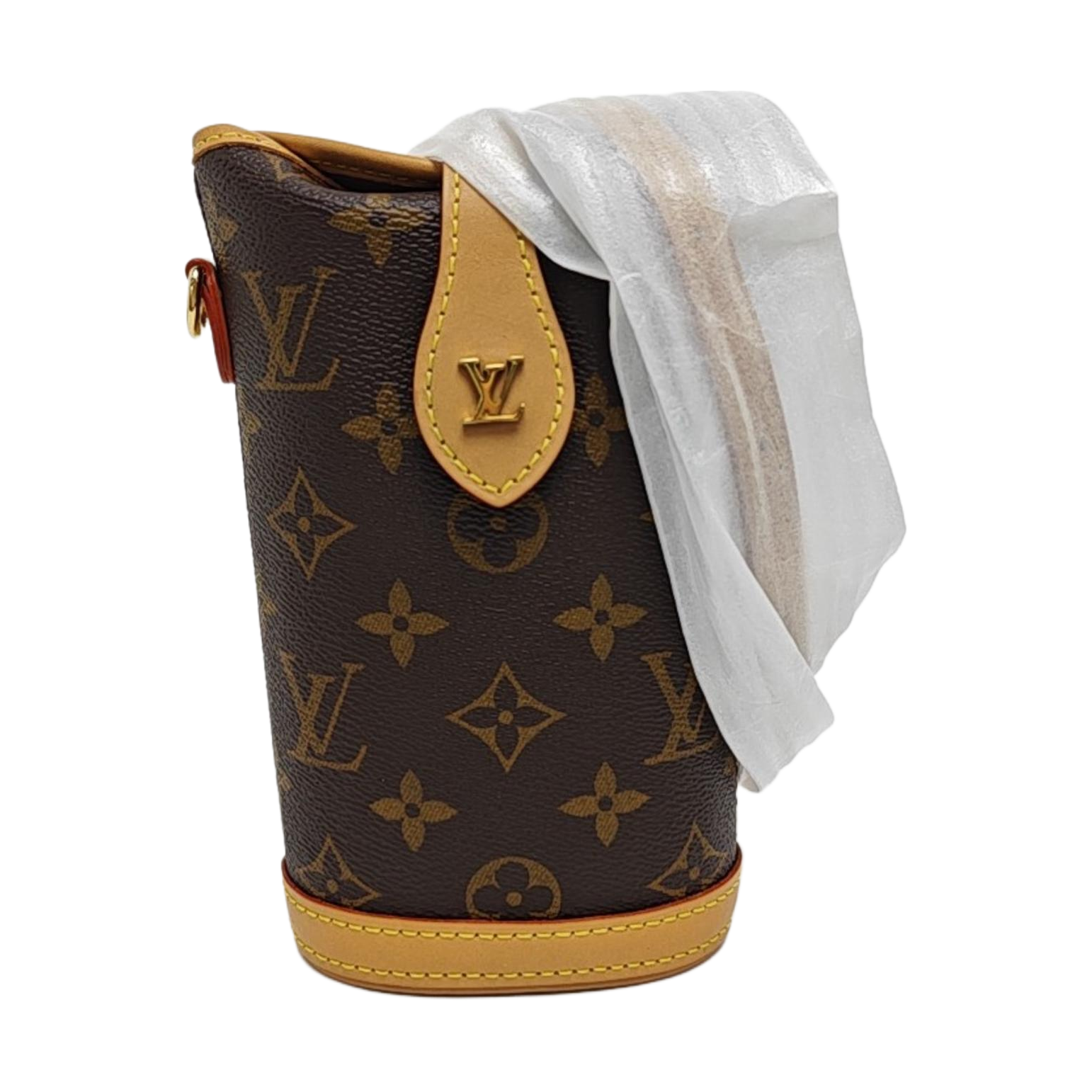 FOLD ME Monogram Coated Canvas Brown