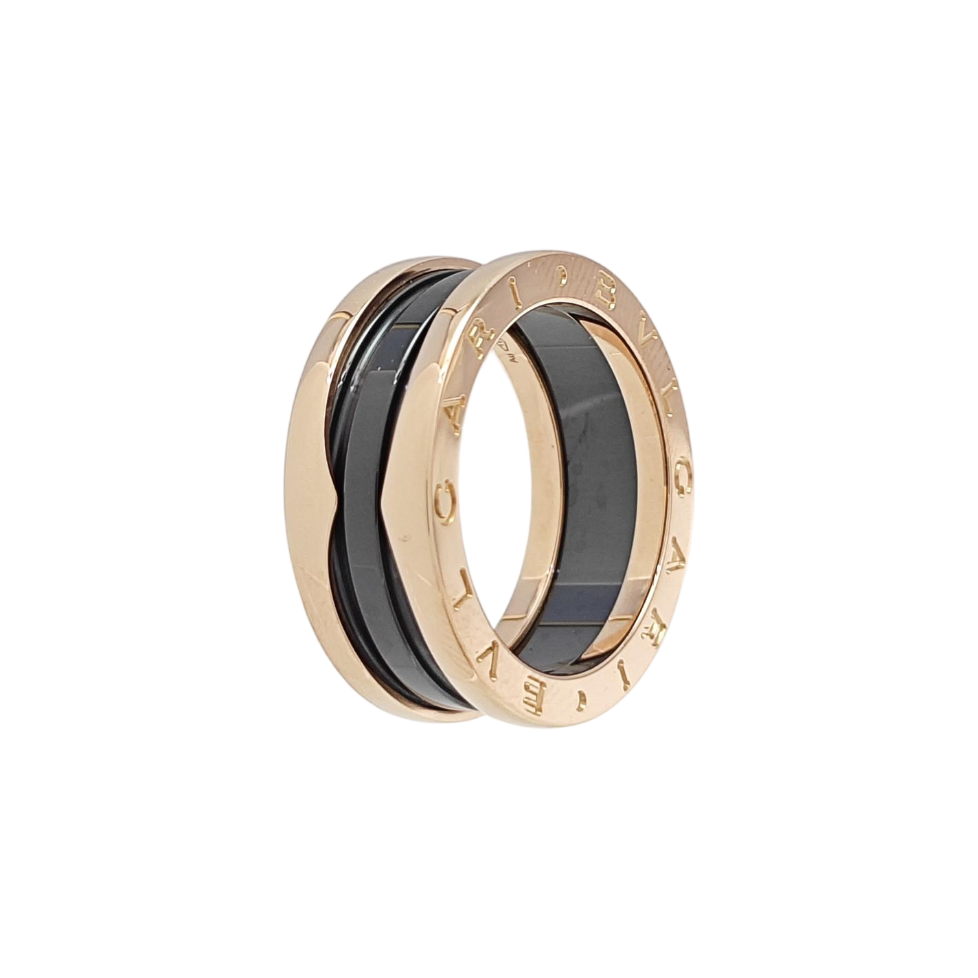 B.ZERO1 18k Rose Gold Ring EU 54