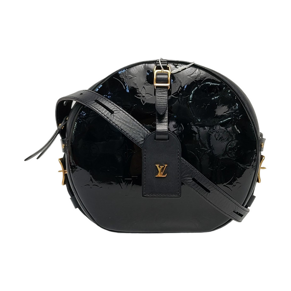 BOITE CHAPEAU MM Patent Leather Black