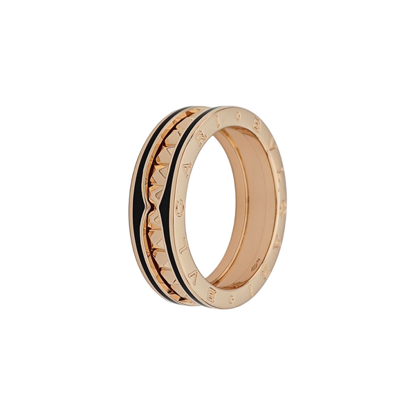 B.ZERO1 18k Rose Gold Ring EU 64