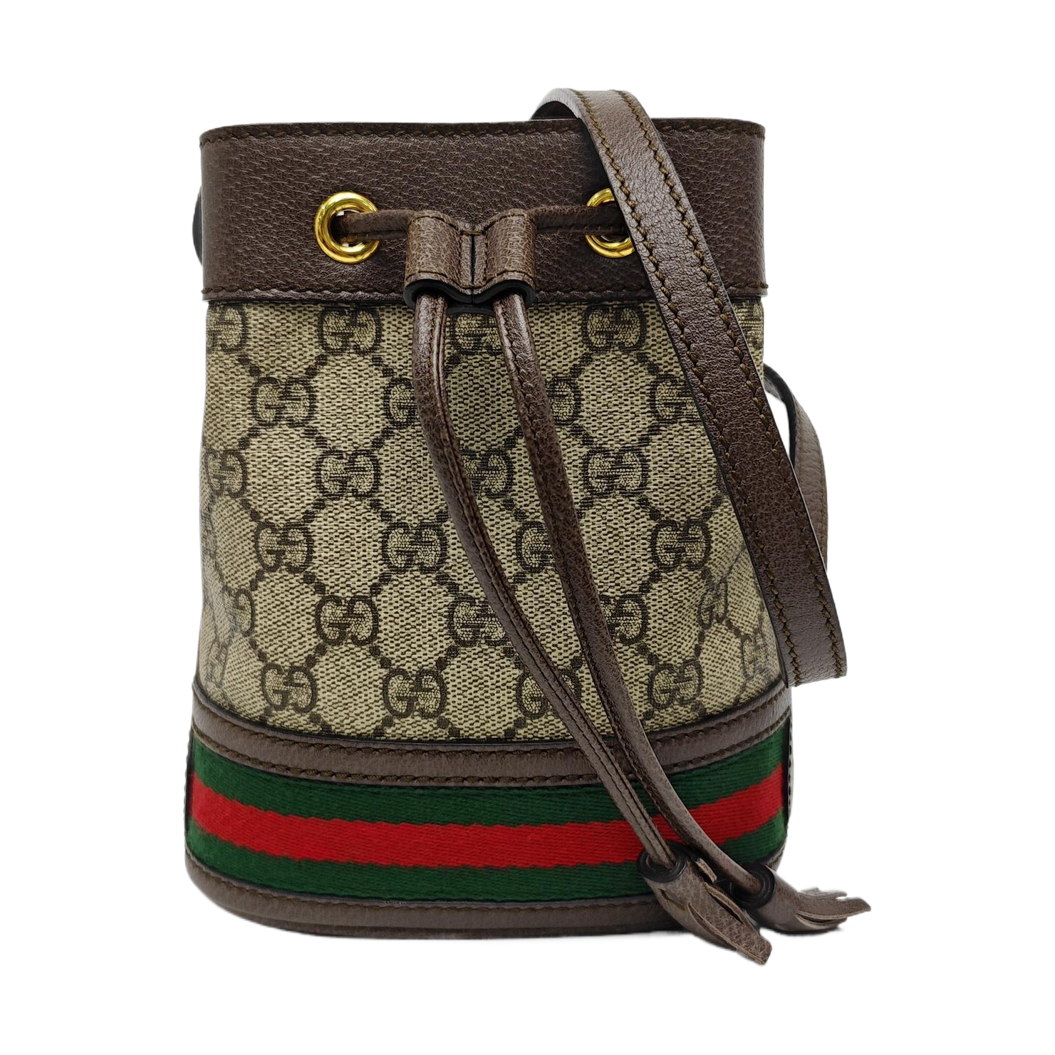 Ophidia Mini Monogram Coated Canvas Beige