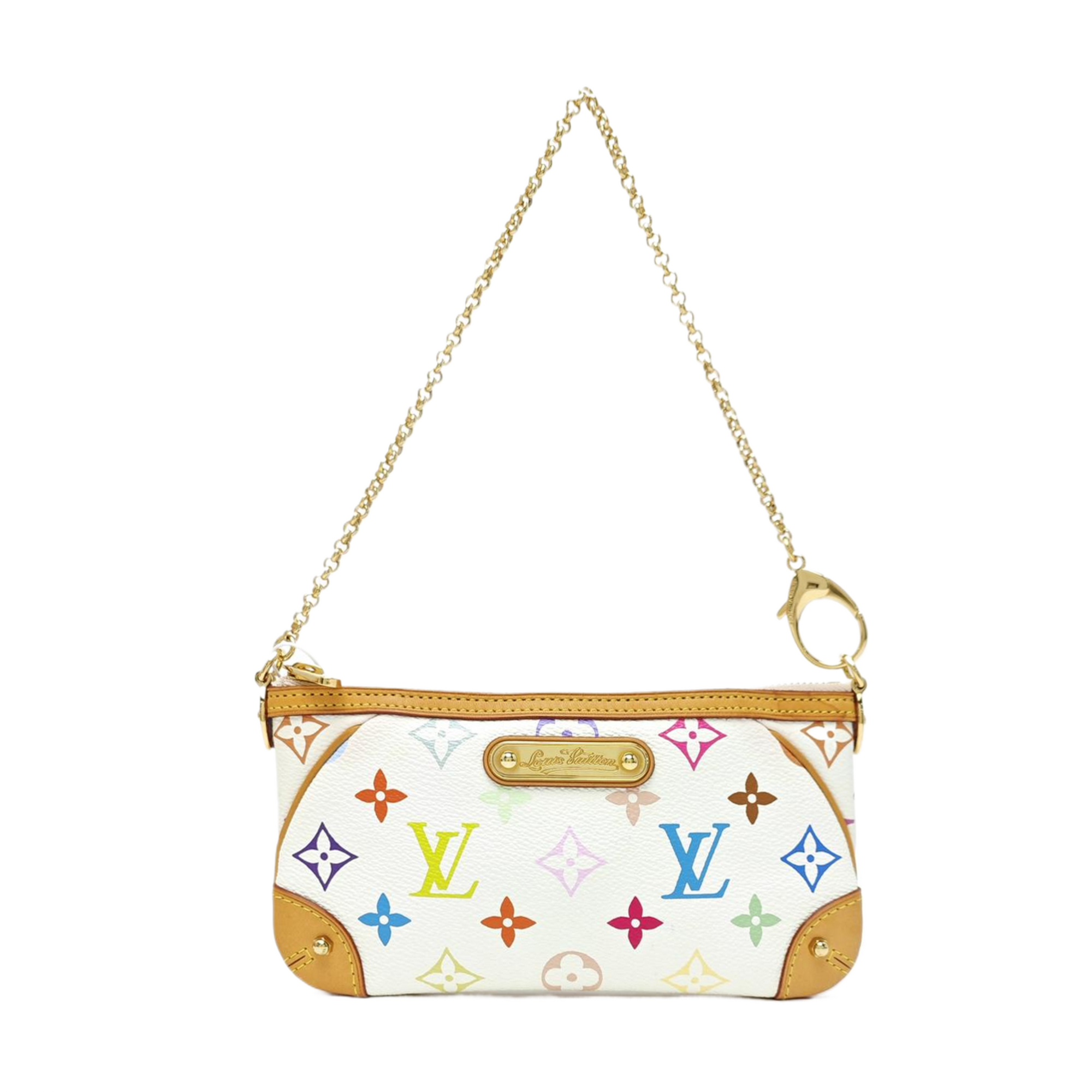 LV × TM VINTAGE MILLA Monogram Coated Canvas White