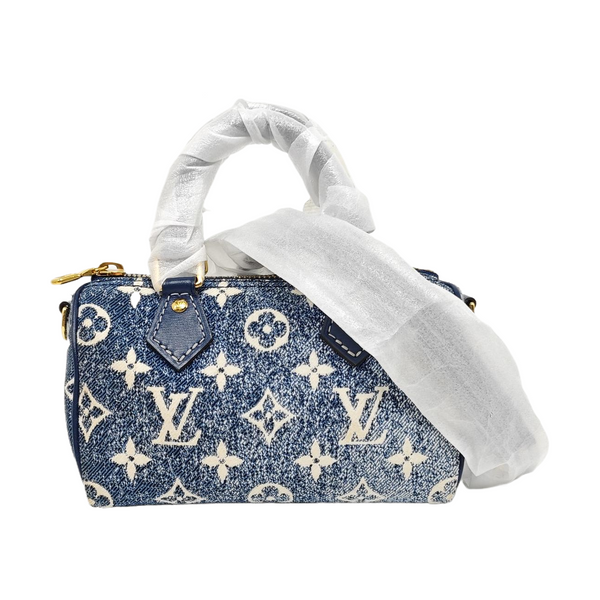 SPEEDY Nano Monogram Denim Blue