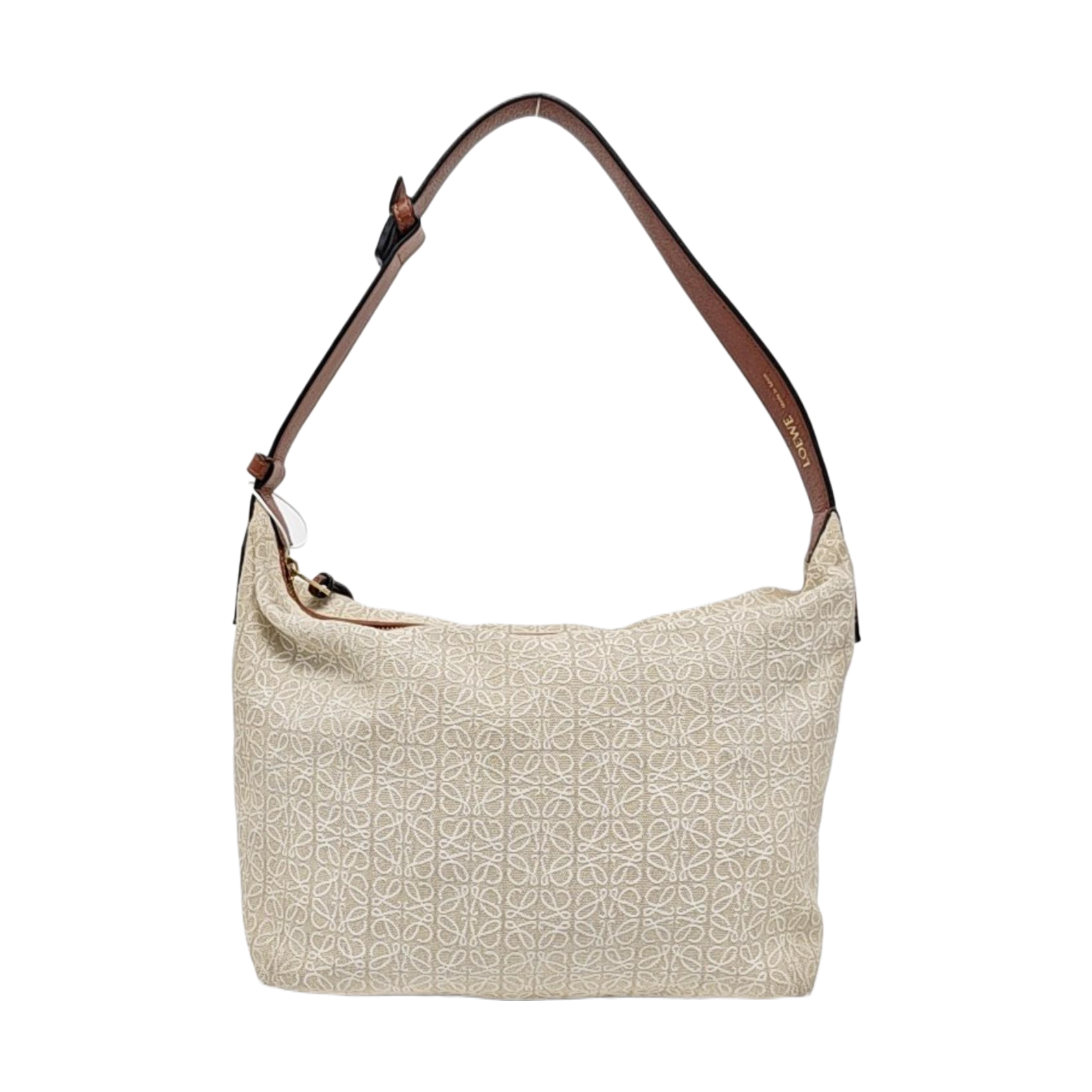 Cubi Monogram Canvas Beige