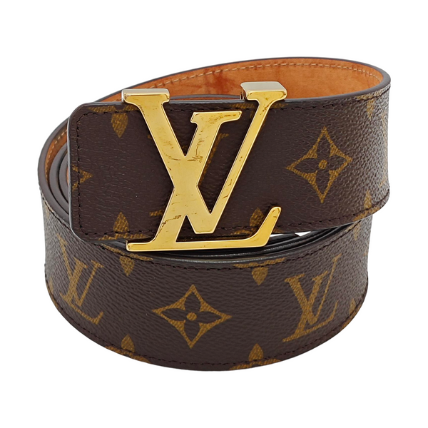 Coated Canvas Belt Brown