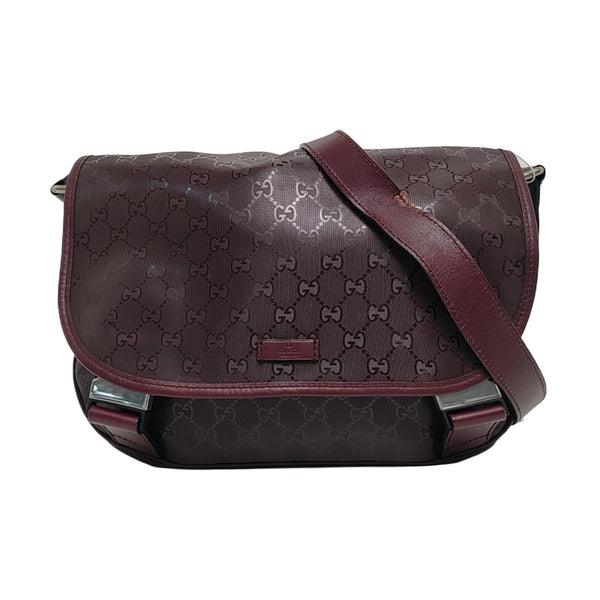 Monogram Coated Canvas Red