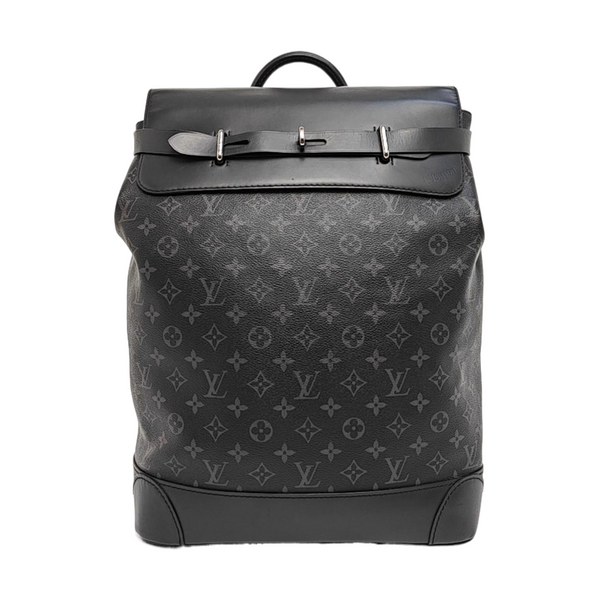 STEAMER Monogram Coated Canvas Black